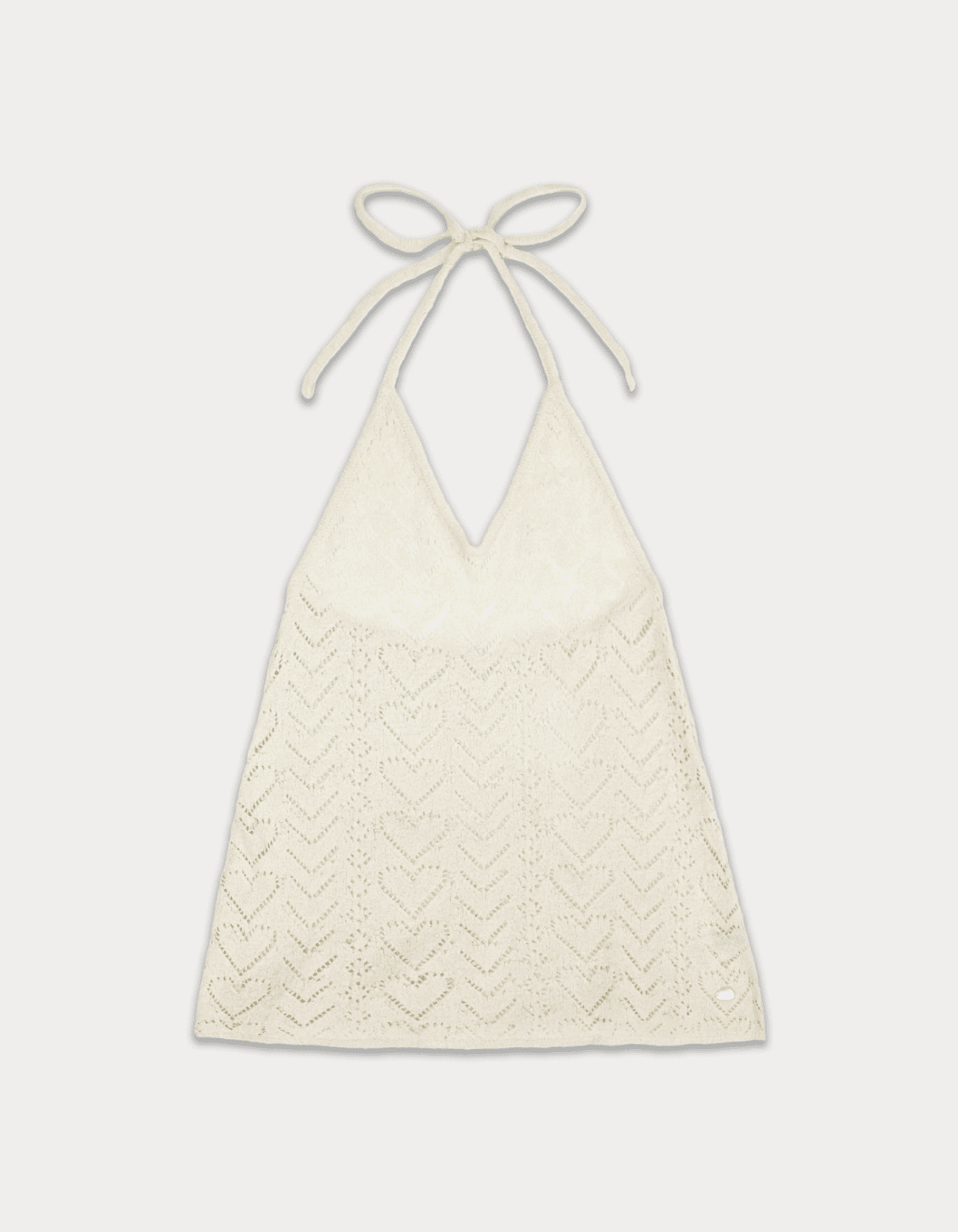 7th / Heart skashi knit dress - cream
