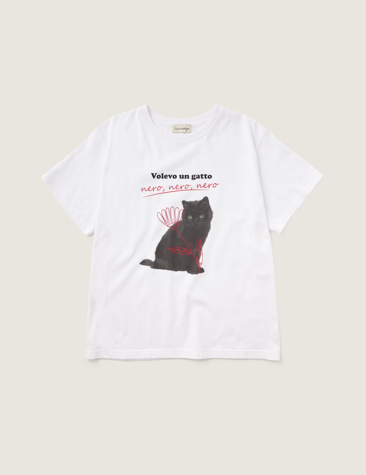 Gatto Nero T-shirt (White)