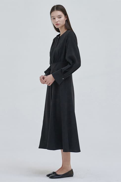 24SN pleats sleeve ops [BK]