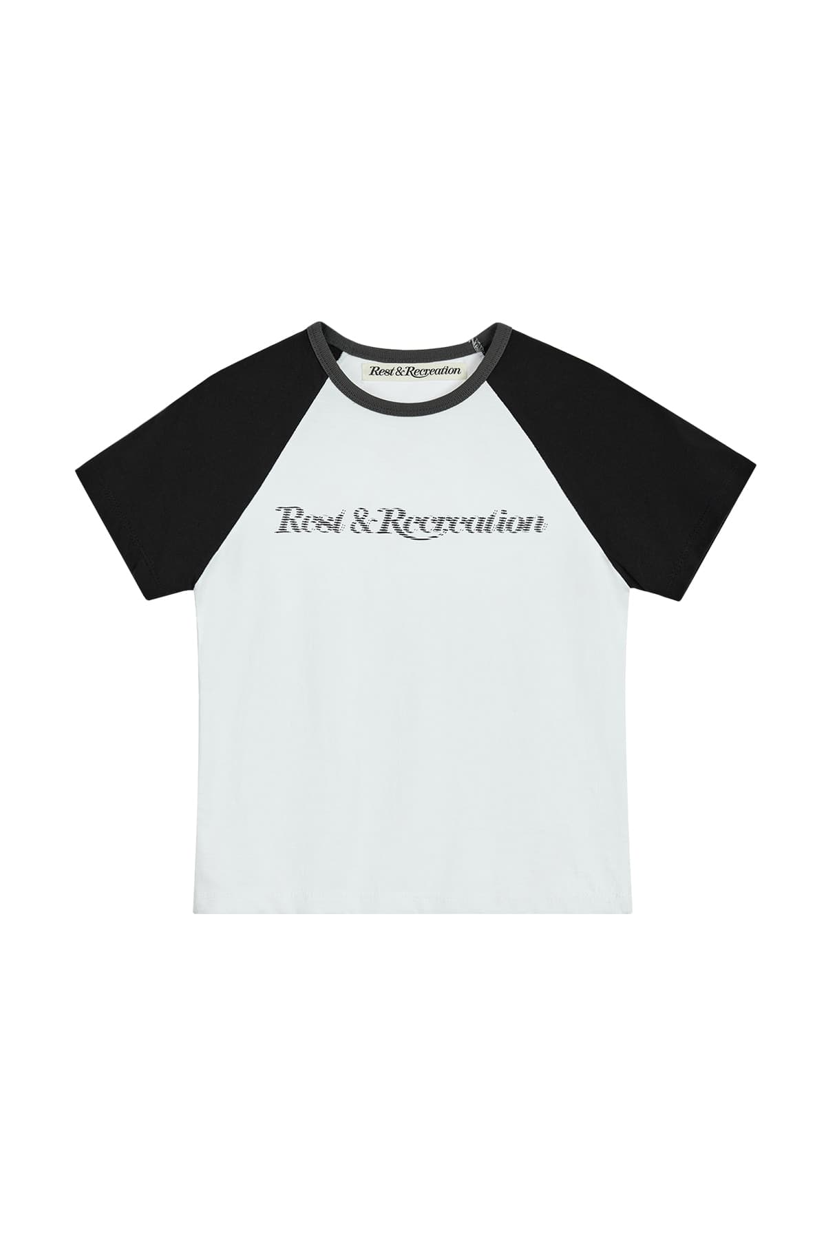 RAGLAN HALF SLEEVE TOP - WHITE