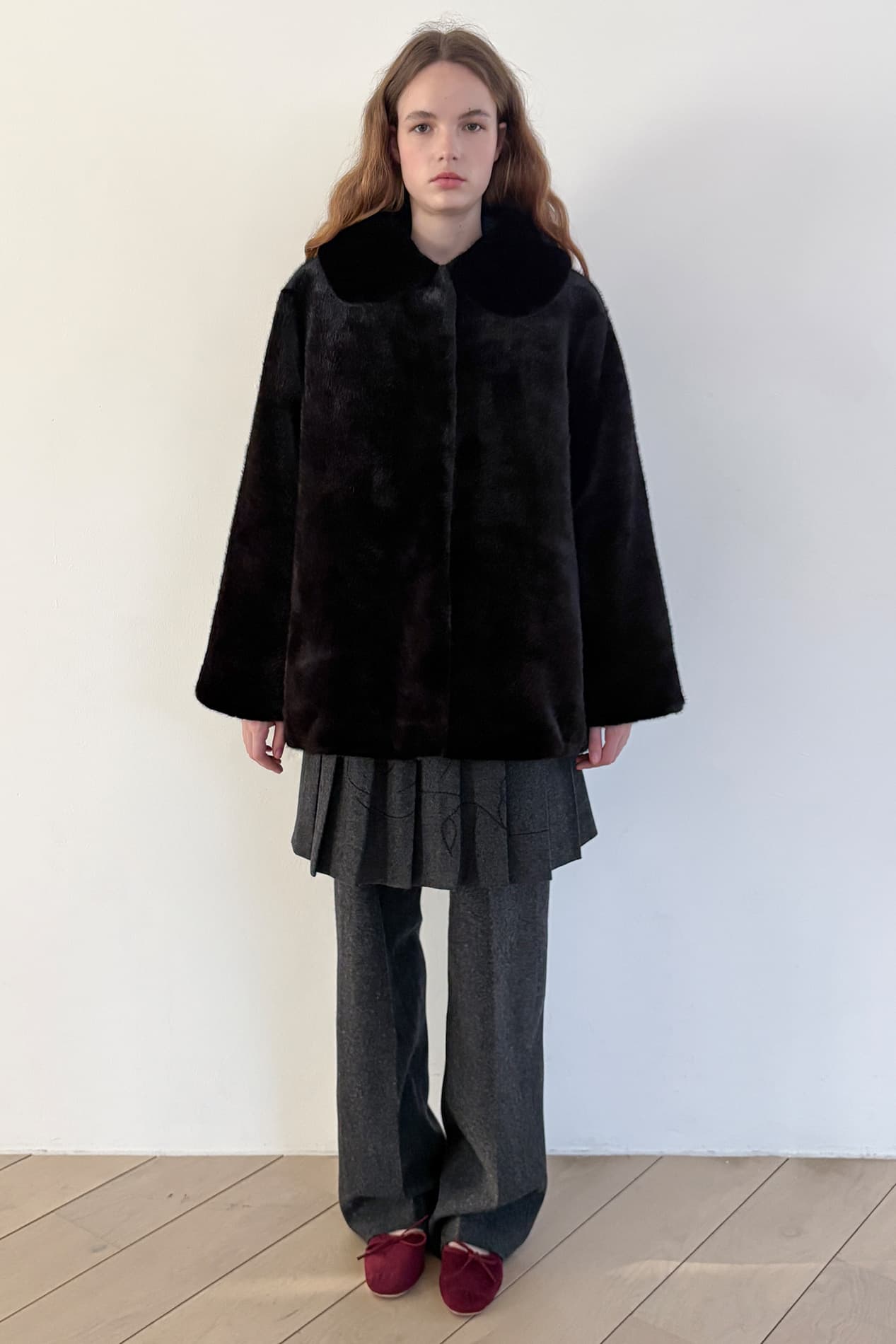SN Half Fur Coat (Black)