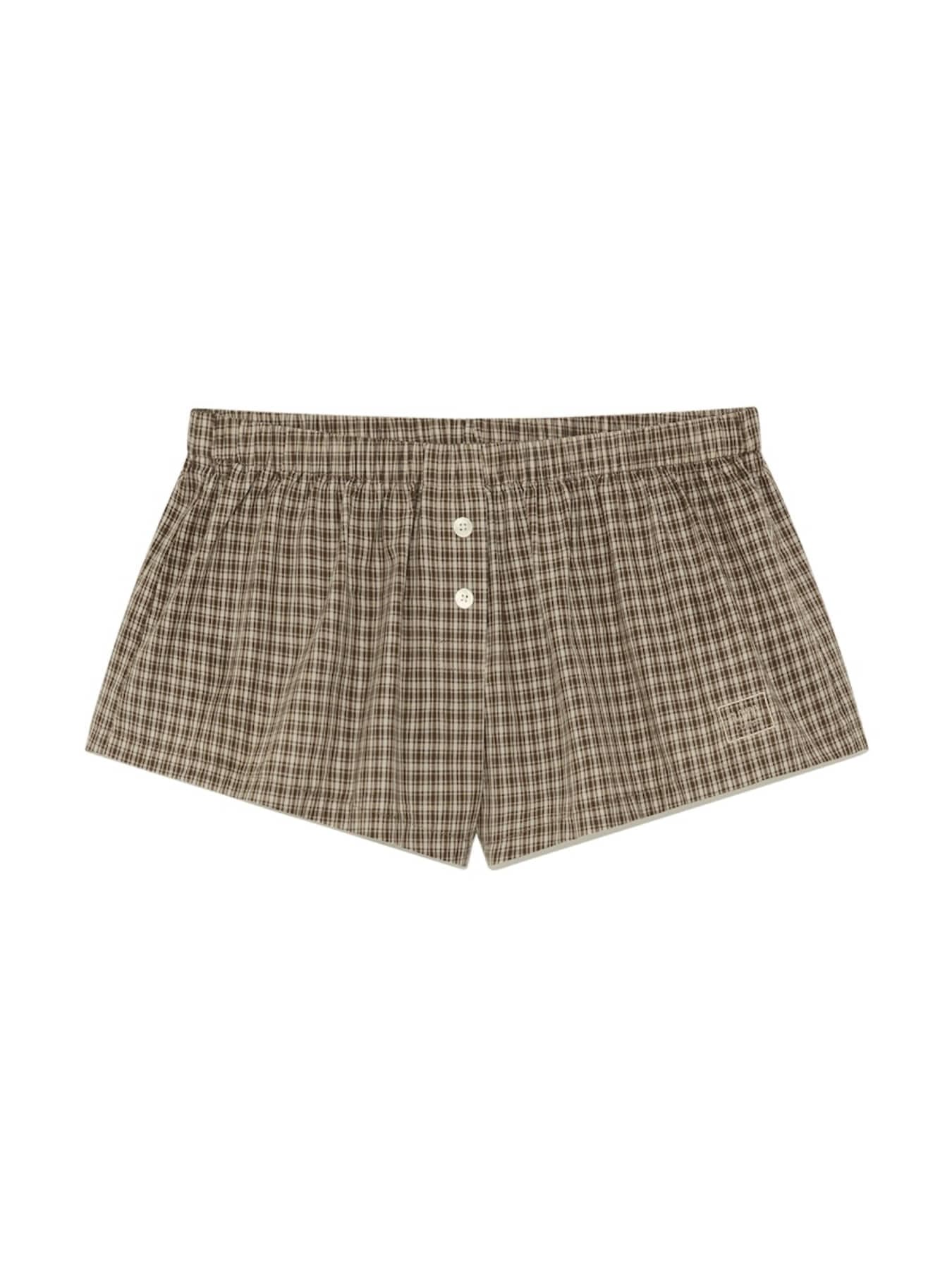 G CLASSIC MICRO SHORTS (BROWN)