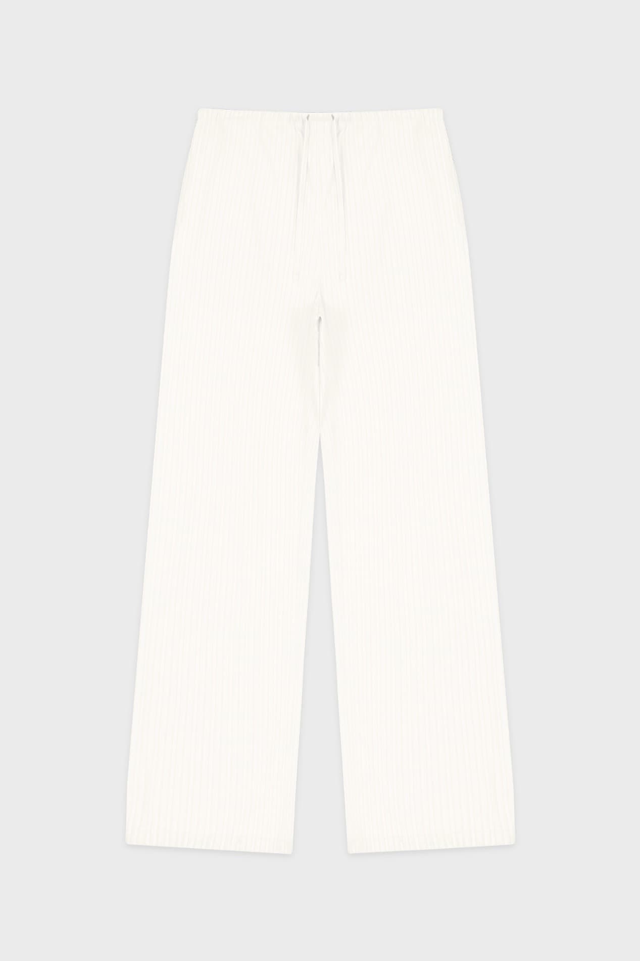 Stripe Easy Pants (Cream)