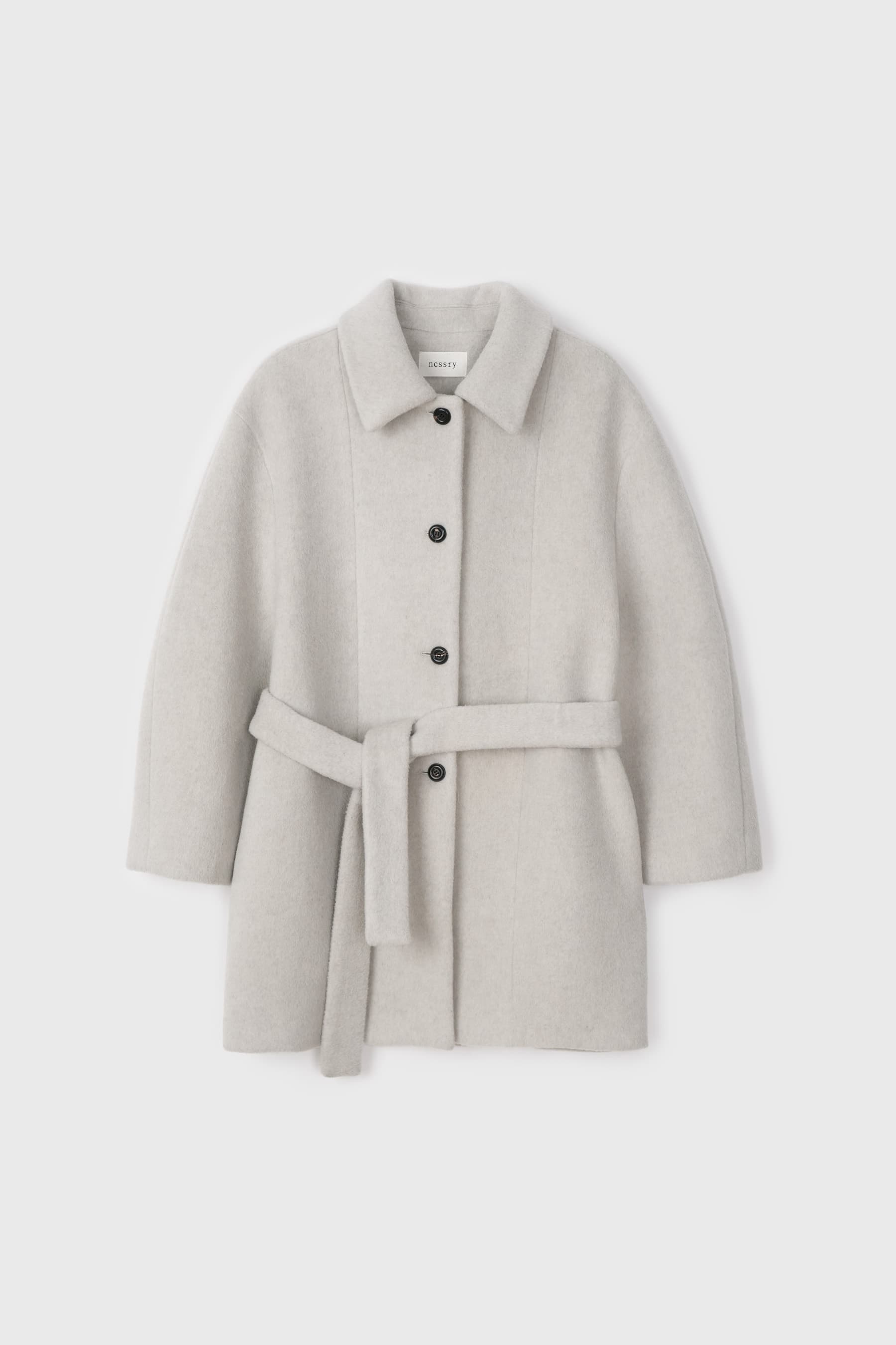 Raccoon Half Coat (Light Grey)