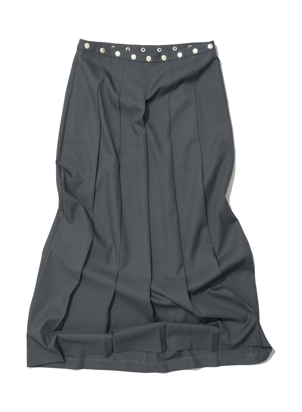 (SET) 3WAY TRANSFORM PLEATED SKIRT_CHARCOAL