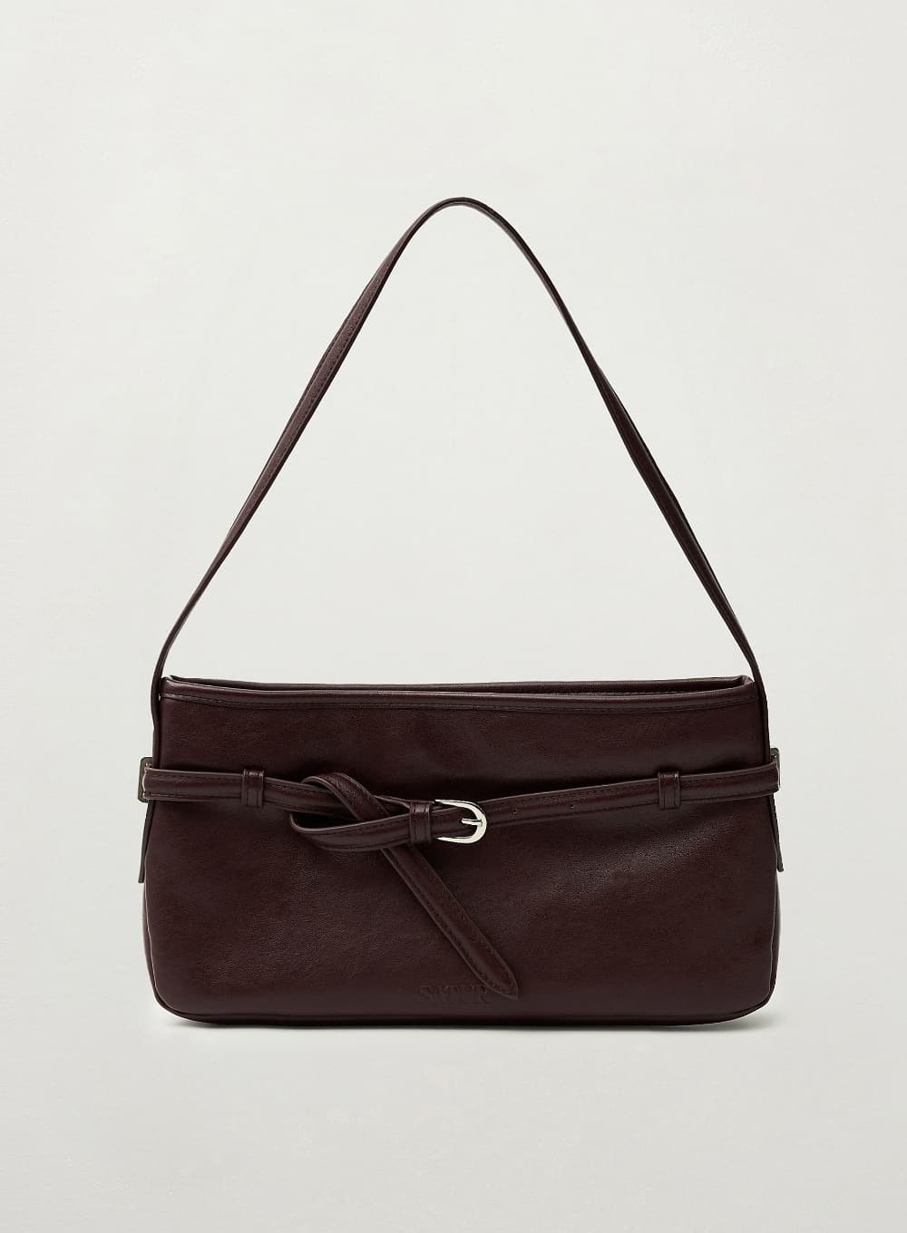 Belt Mini Shoulder Bag - Brown