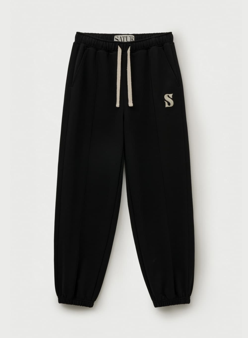 S Logo Jogger Sweatpants - Black