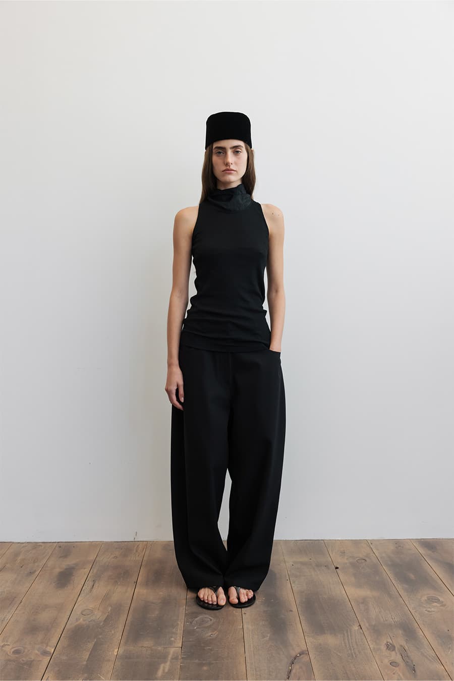 OBLONG PANTS [BLACK]