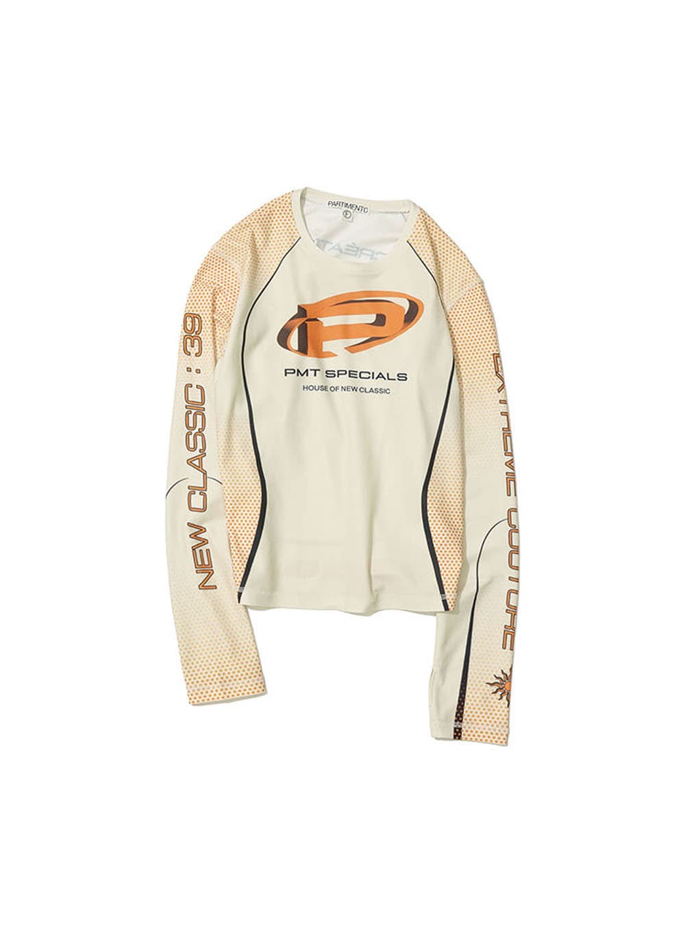 MOTOR RACING JERSEY TOP_IVORY