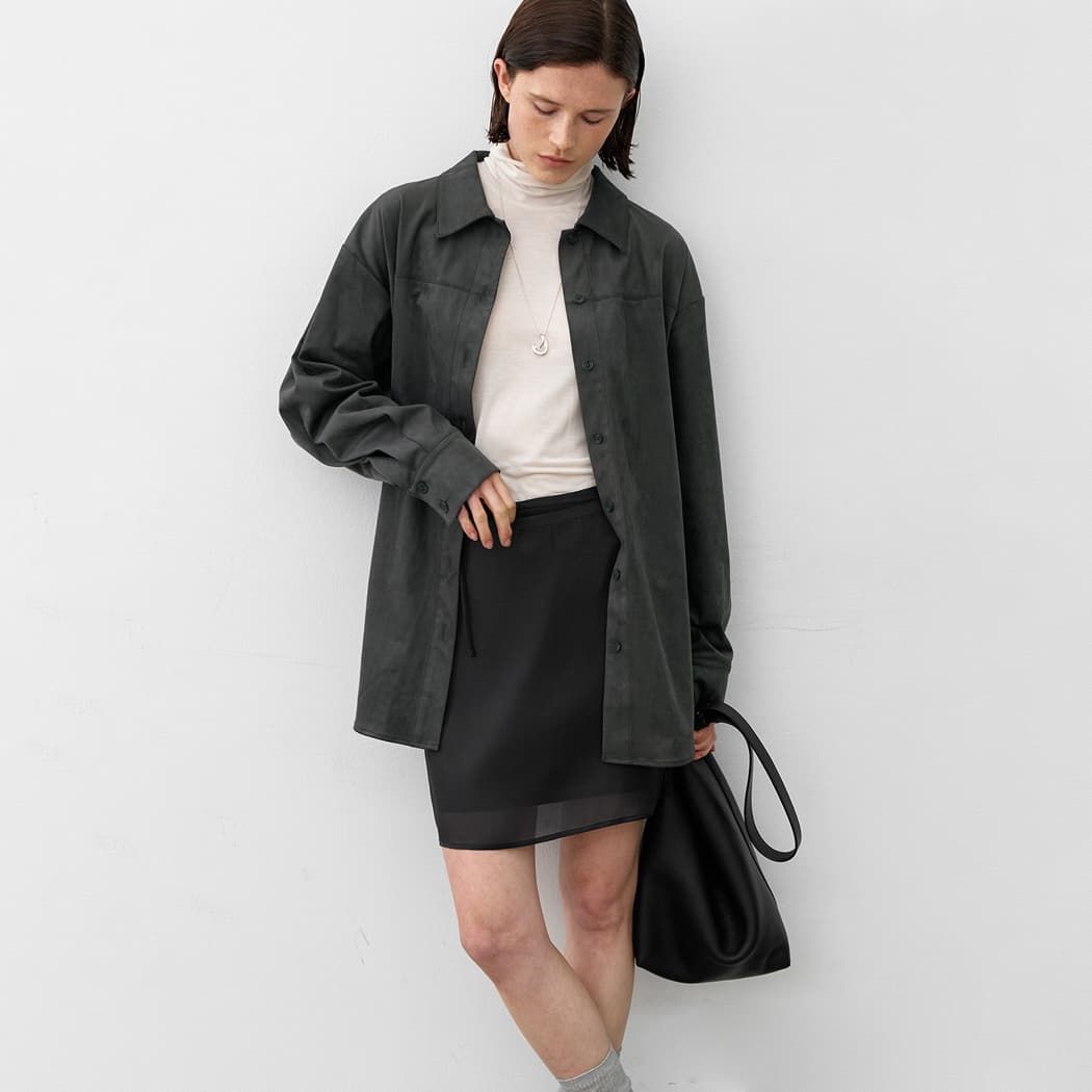 (SK-5056)DORIS SHEER LAYERED SKIRT