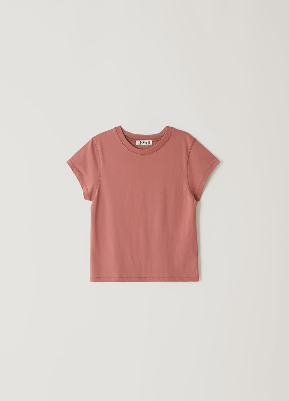 Plain Cotton T-Shirt - Rust Pink