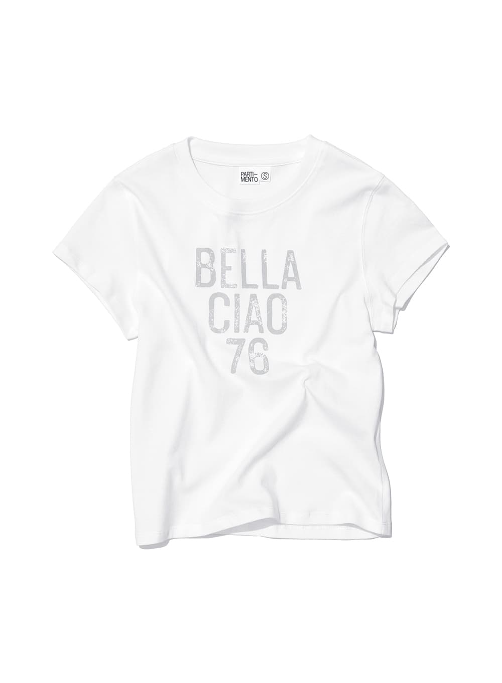 CIAO BELLA 76 PRINTED SHORT SLEEVE TEE_WHITE