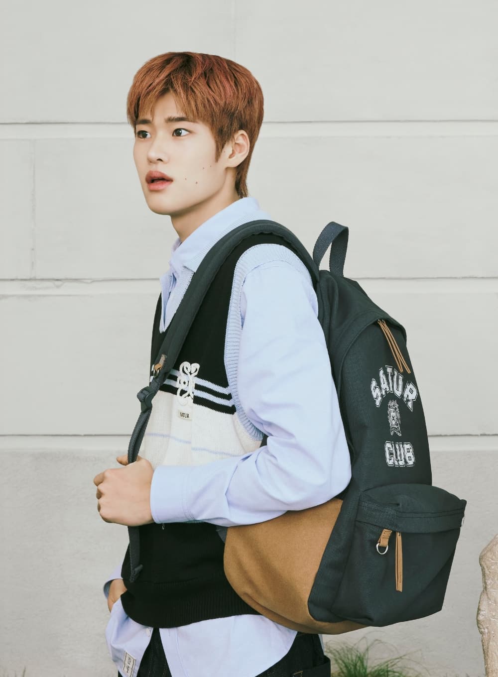 [RIIZE's Pick] Classic Canvas Backpack - Navy
