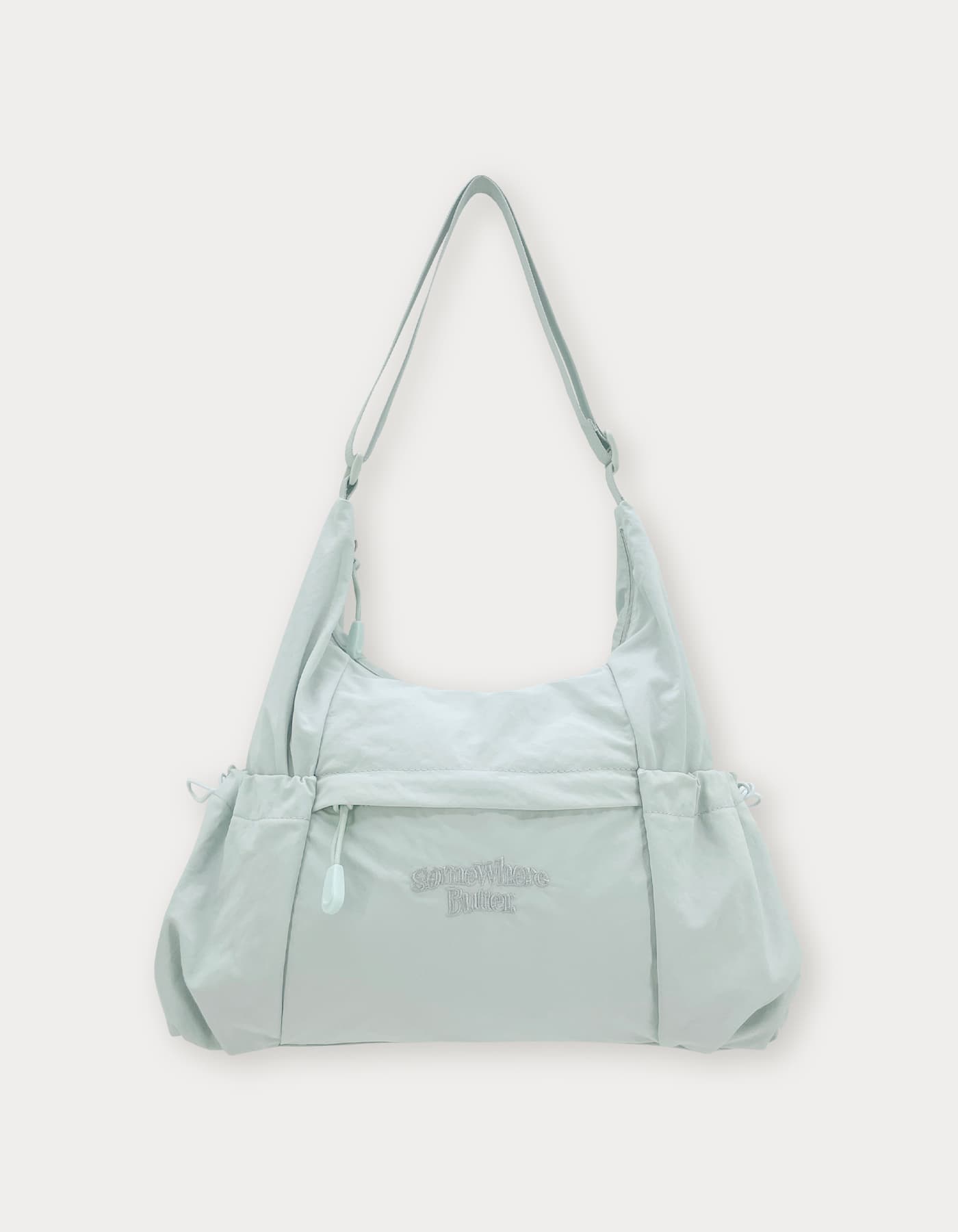 PP String Cross Bag - Aqua Blue