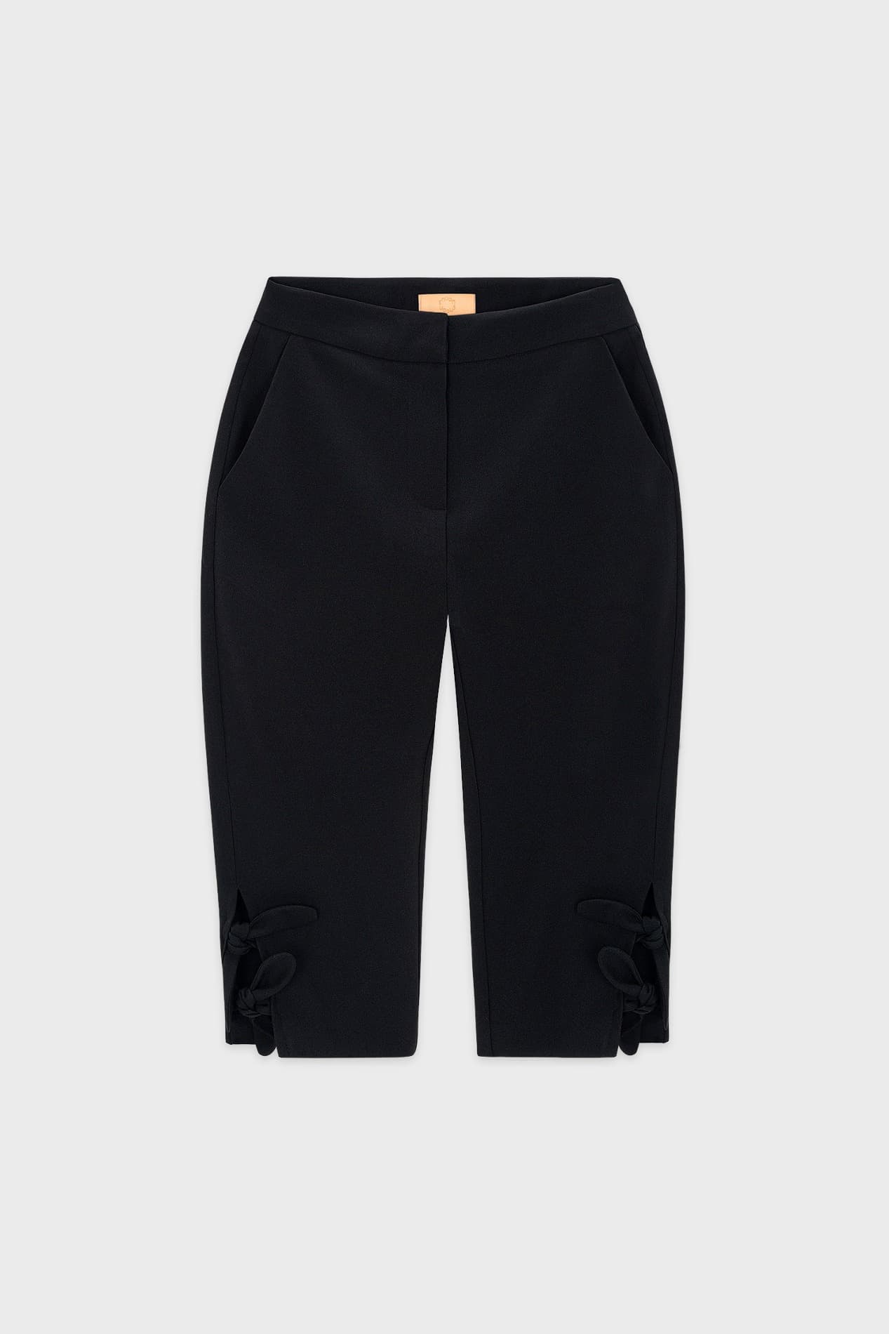 Tied Half Pants (Black)