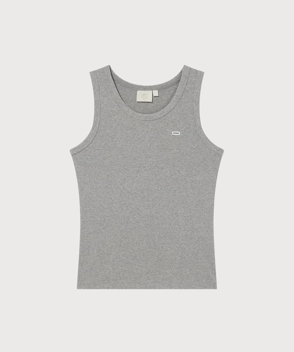 우먼 베이직 슬리브리스 Melange Gray