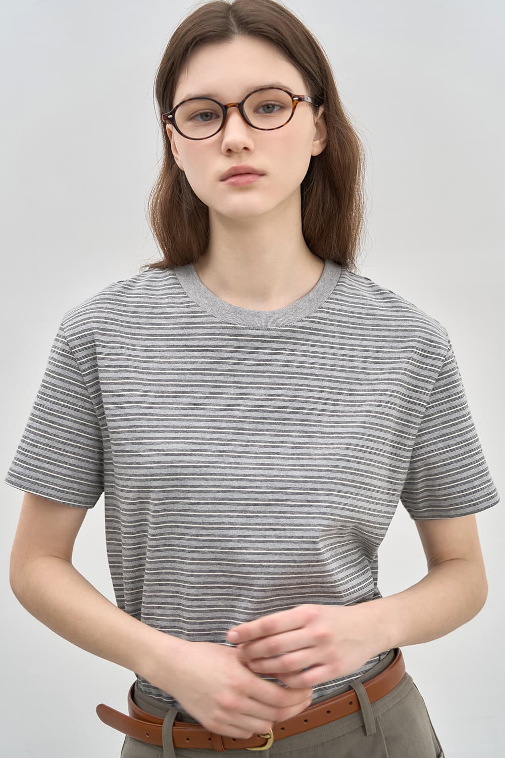 Standard fit basic t-shirt 2colors [N6STS01]