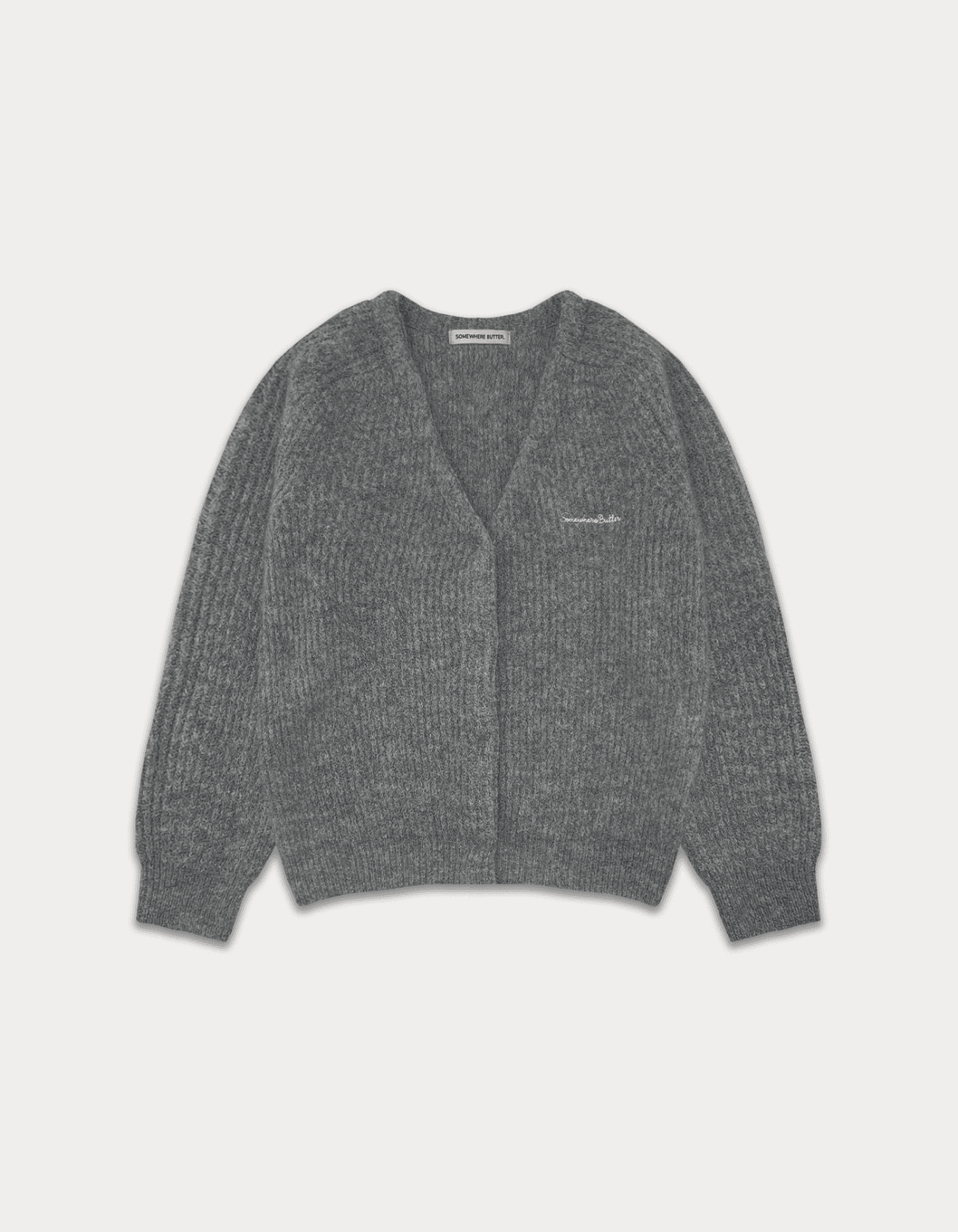 Moody Wool Cardigan - Grey
