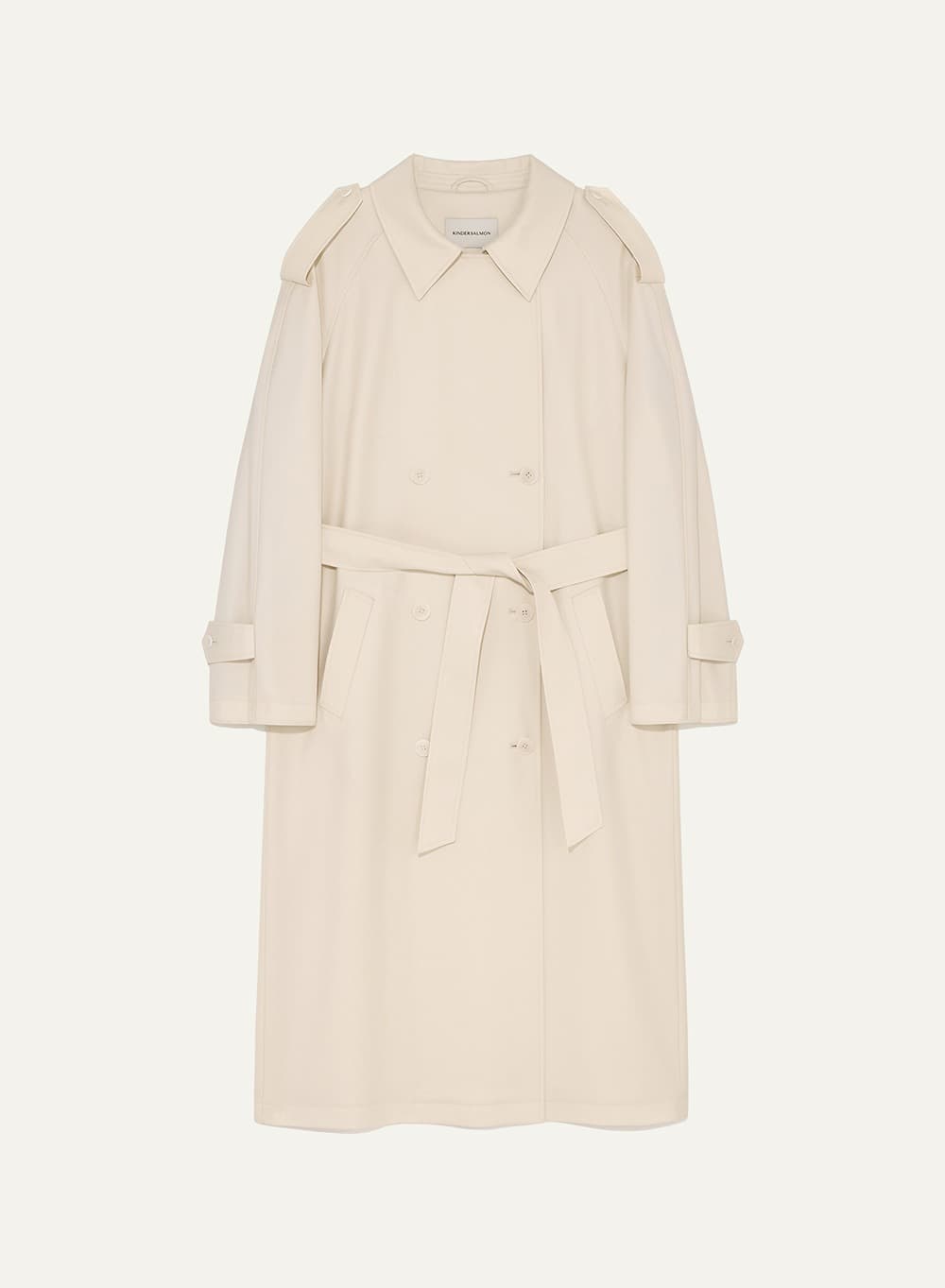 Agnes Gabardine Trench Coat Macadamia