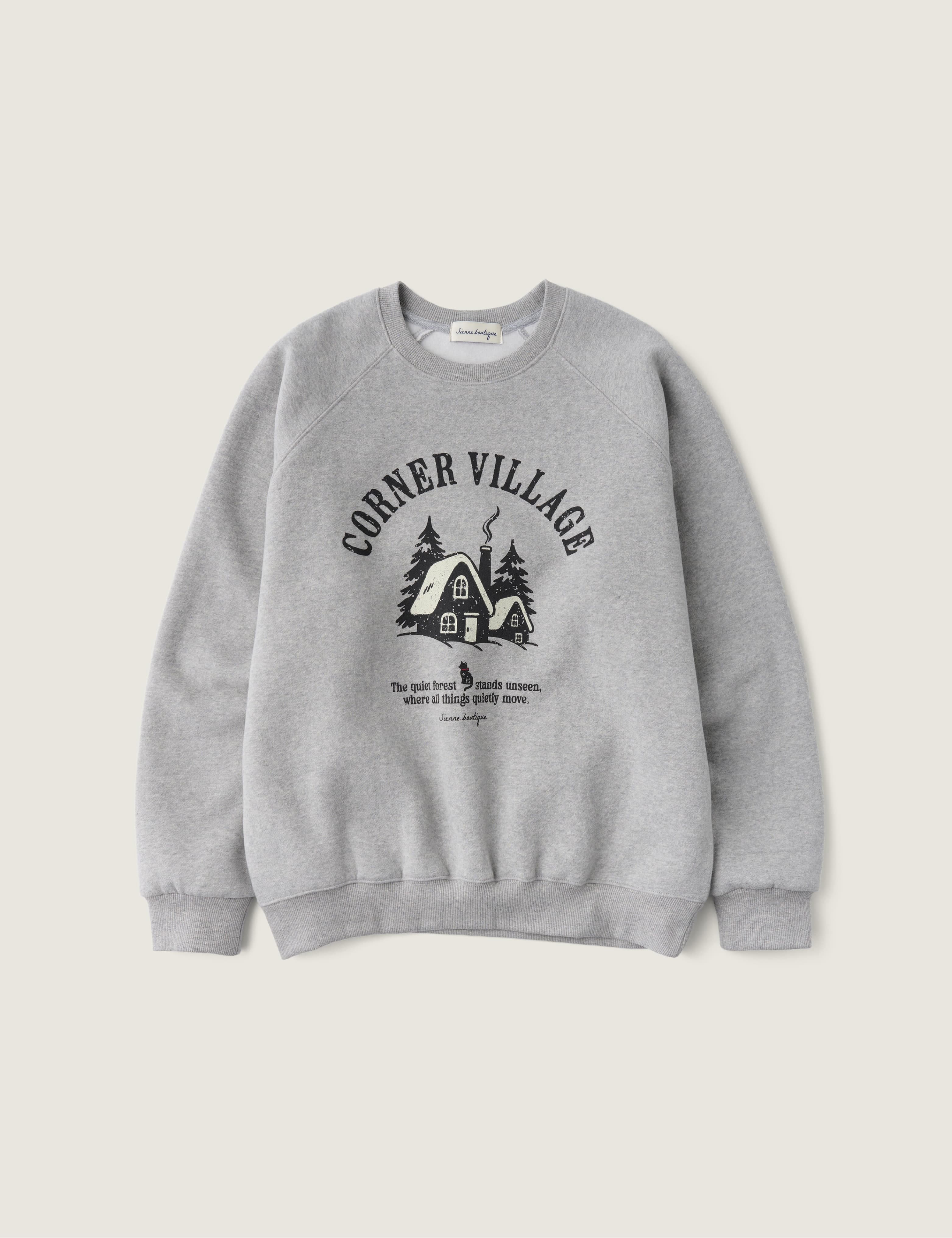 The Corner Sweatshirt (Melange Gray)