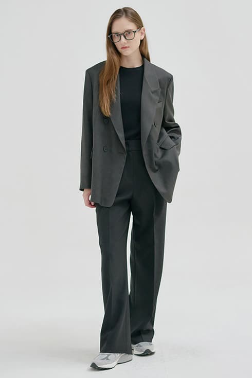 24FN peaked lapel double jacket [CHA]