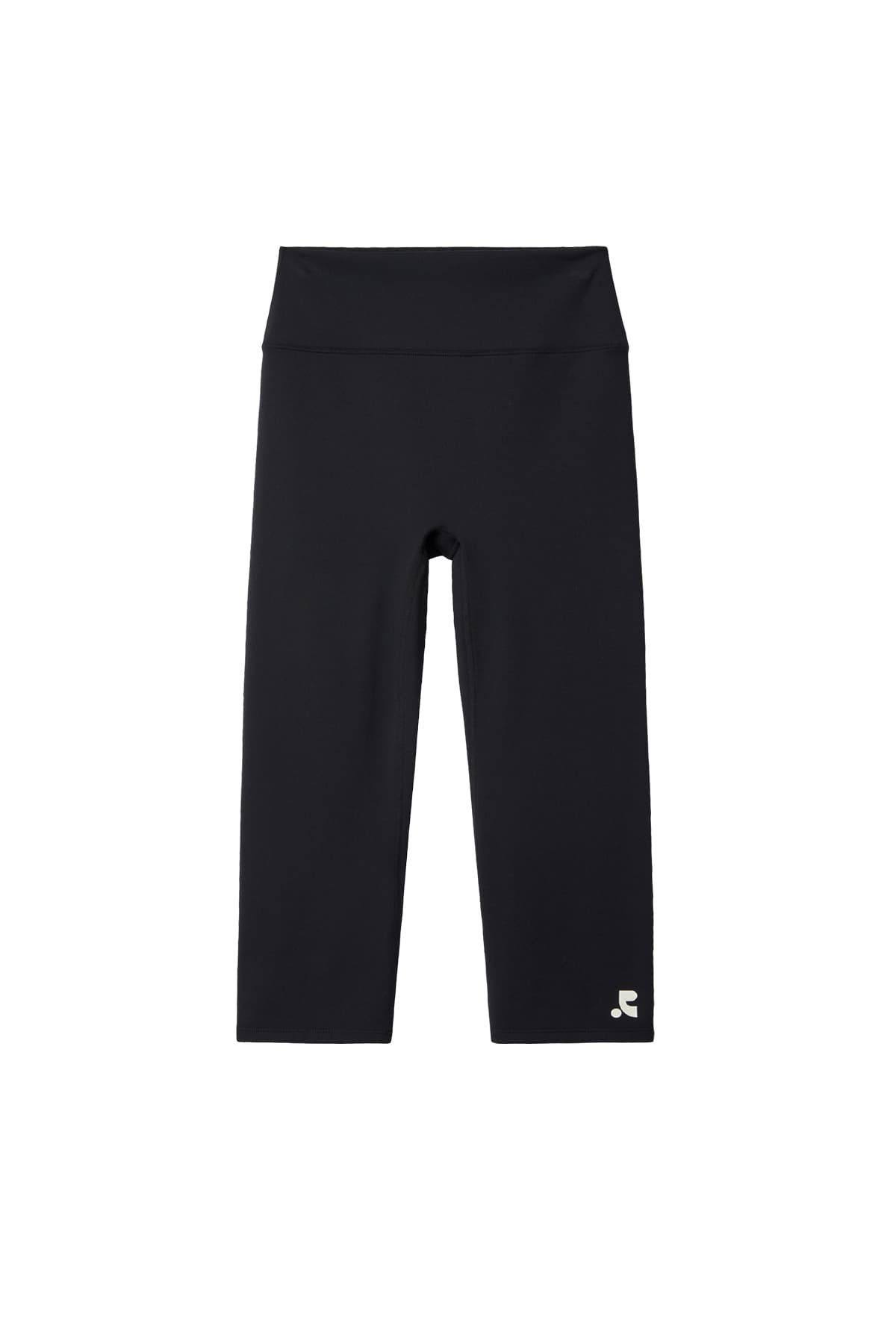 RR LOGO CAPRI PANTS - BLACK