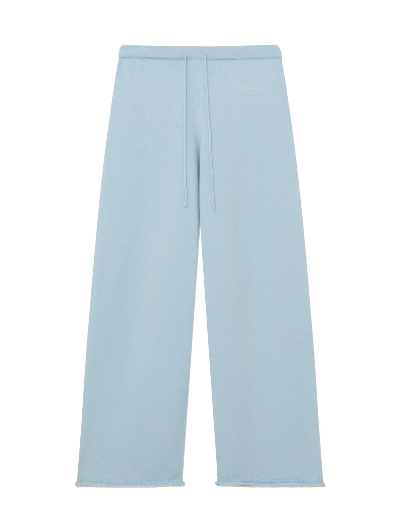 G HUG KNIT PANTS (BABY BLUE)