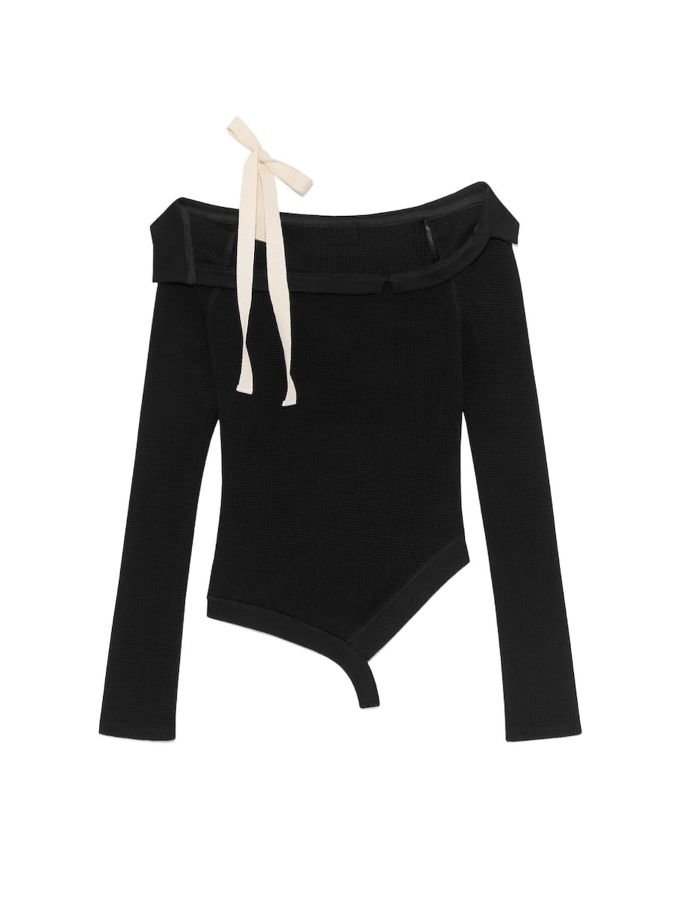 DEMI CUTOUT LONG SLEEVE (BLACK)
