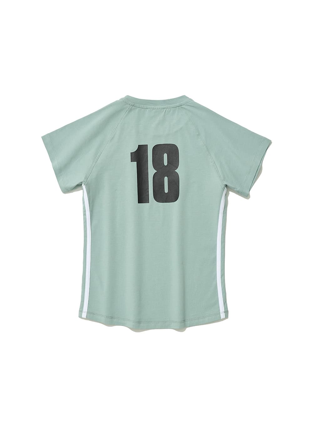NUMBERING PRINTED TEE_DUSTY MINT