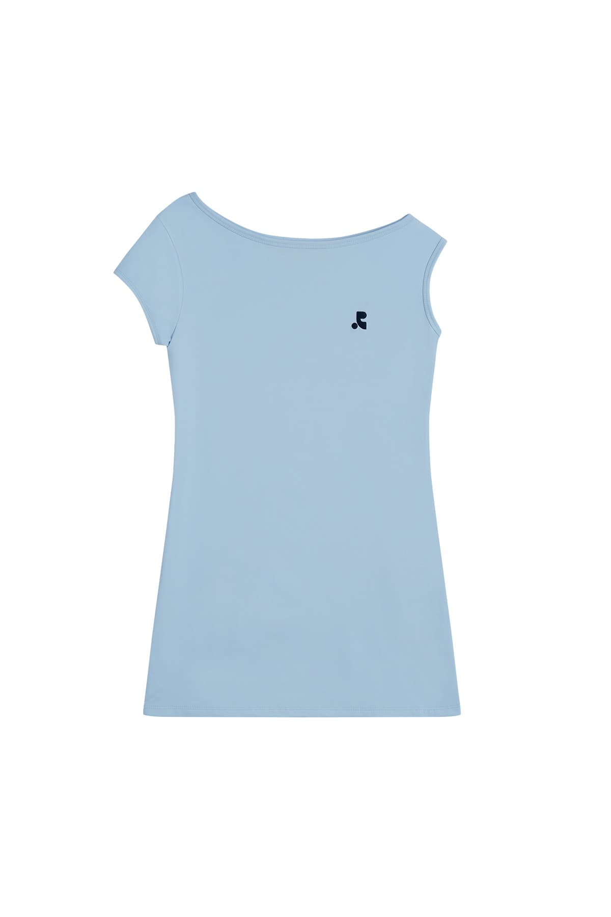 ONE SHOULDER DRESS - SKY BLUE