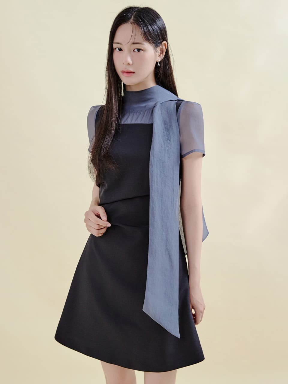 Marigold Layered Mini Dress
