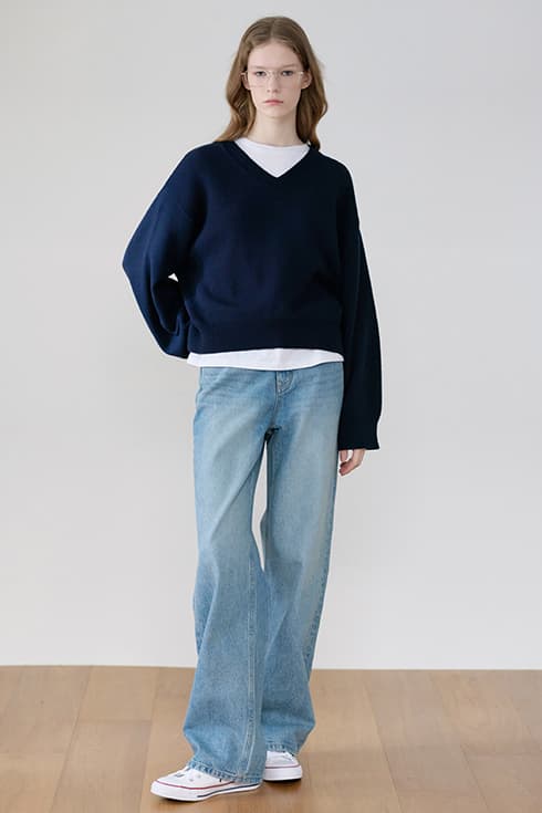 25SN relax-fit denim [M/BL]
