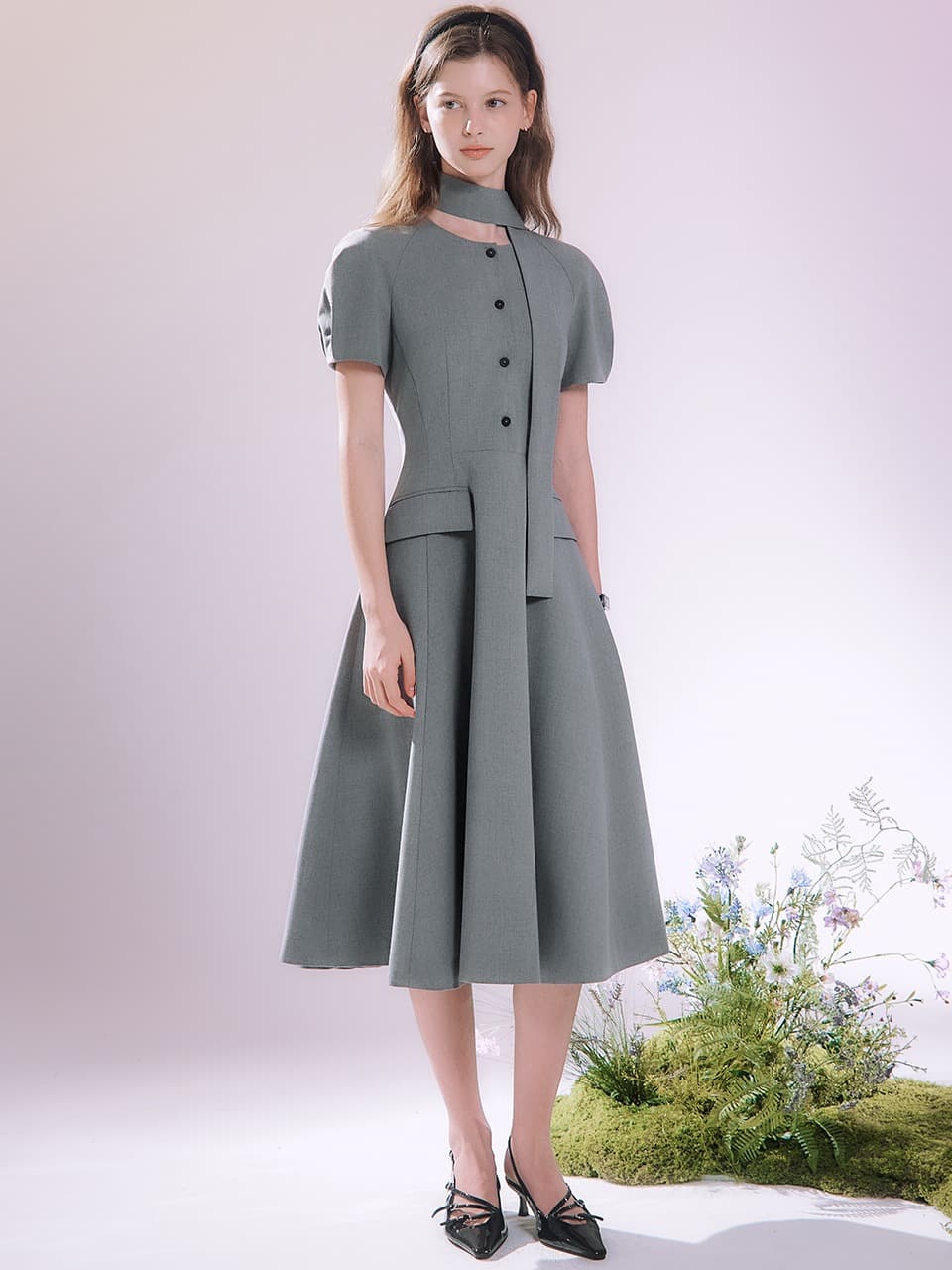 Pond tie dress