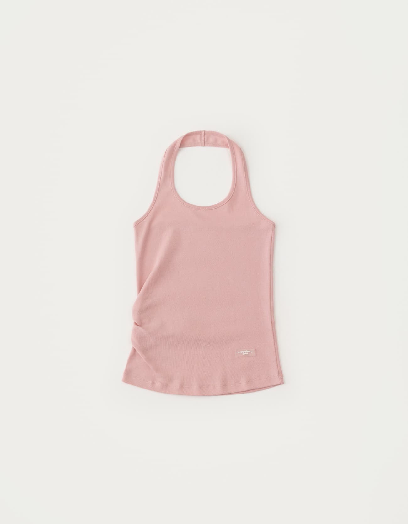 Shirring Halter Sleeveless - Light Pink