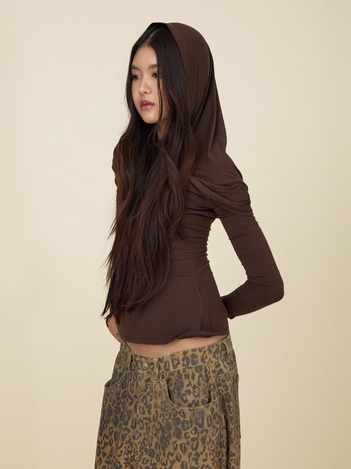 LITTLE WAVES LONG SLEEVE (BROWN)