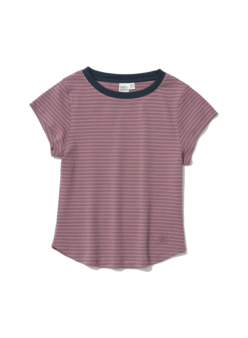 STRIPE 90s SHORT SLEEVE TEE_VIOLET