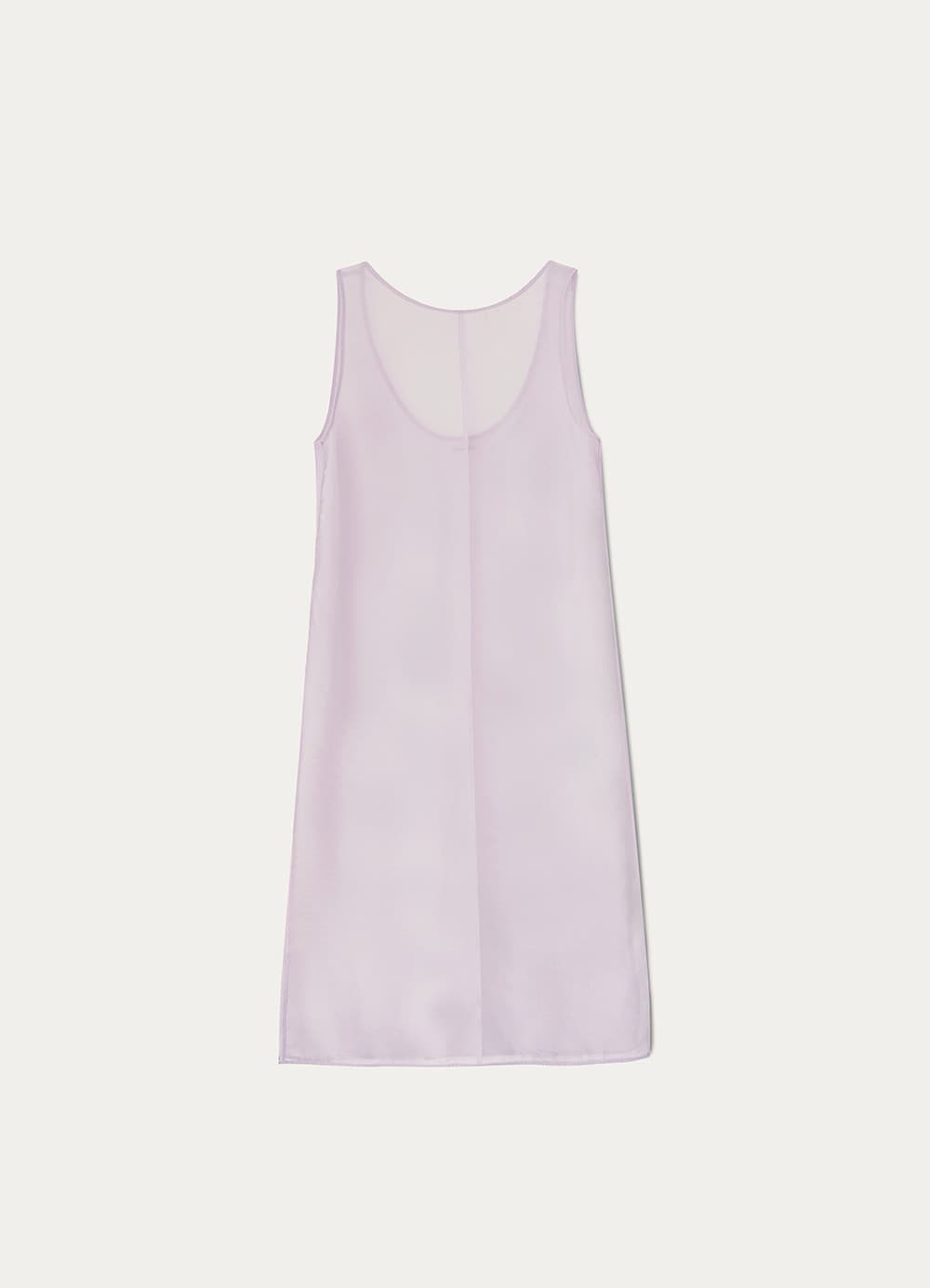 Sheer Layered Maxi Dress - Lilac Grey