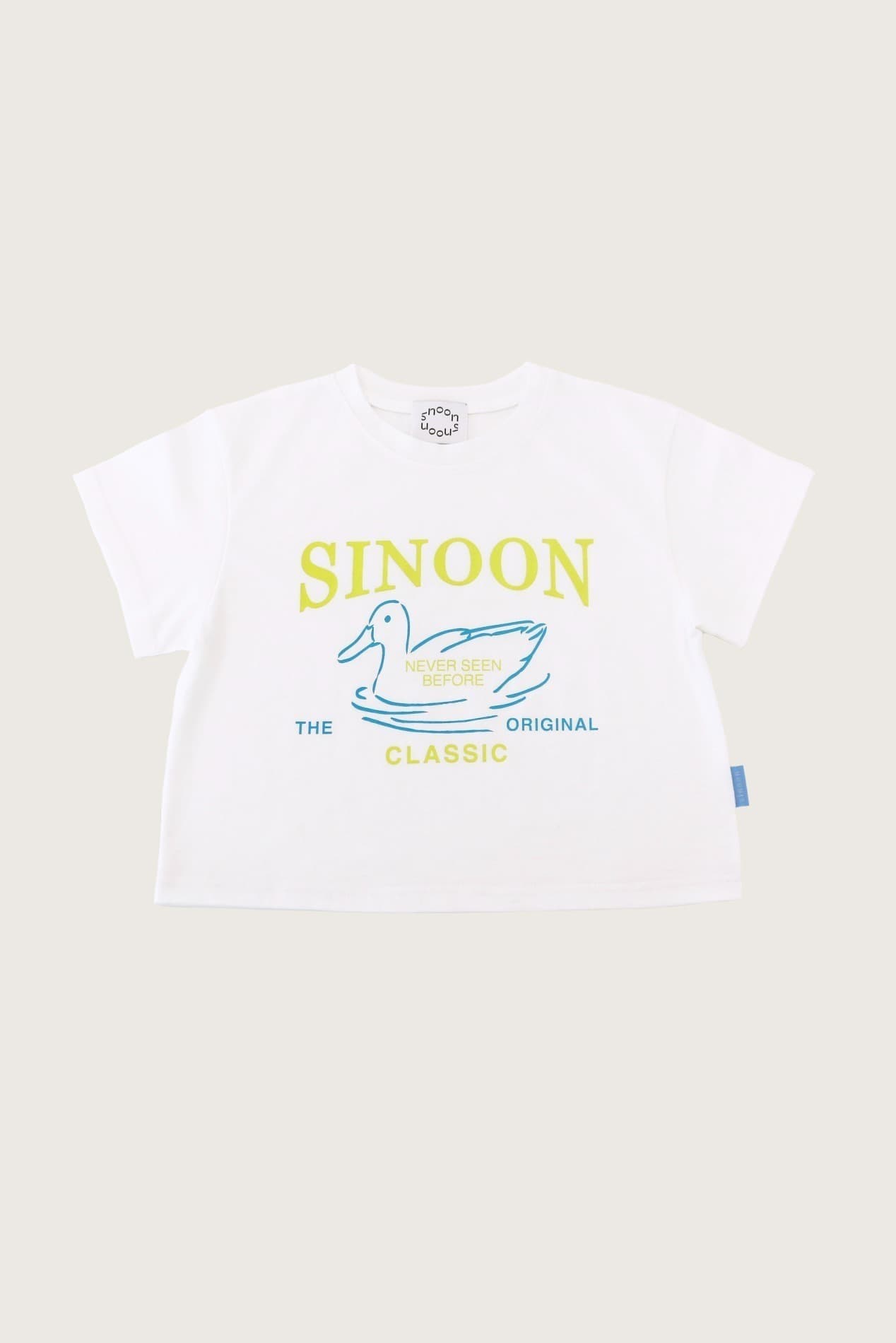 Duckling Crop T-Shirt (White)