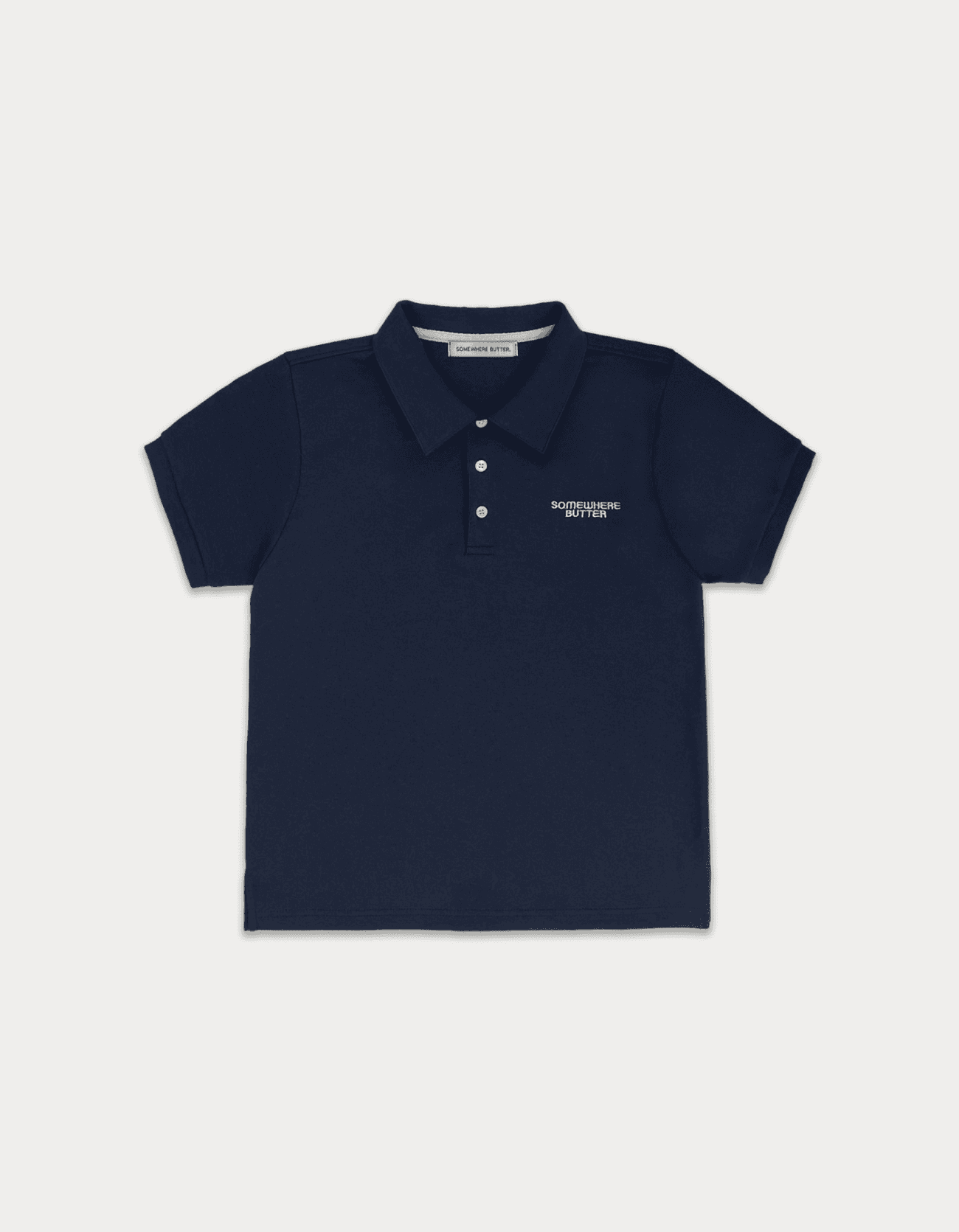 6th / Classy logo pique top - navy