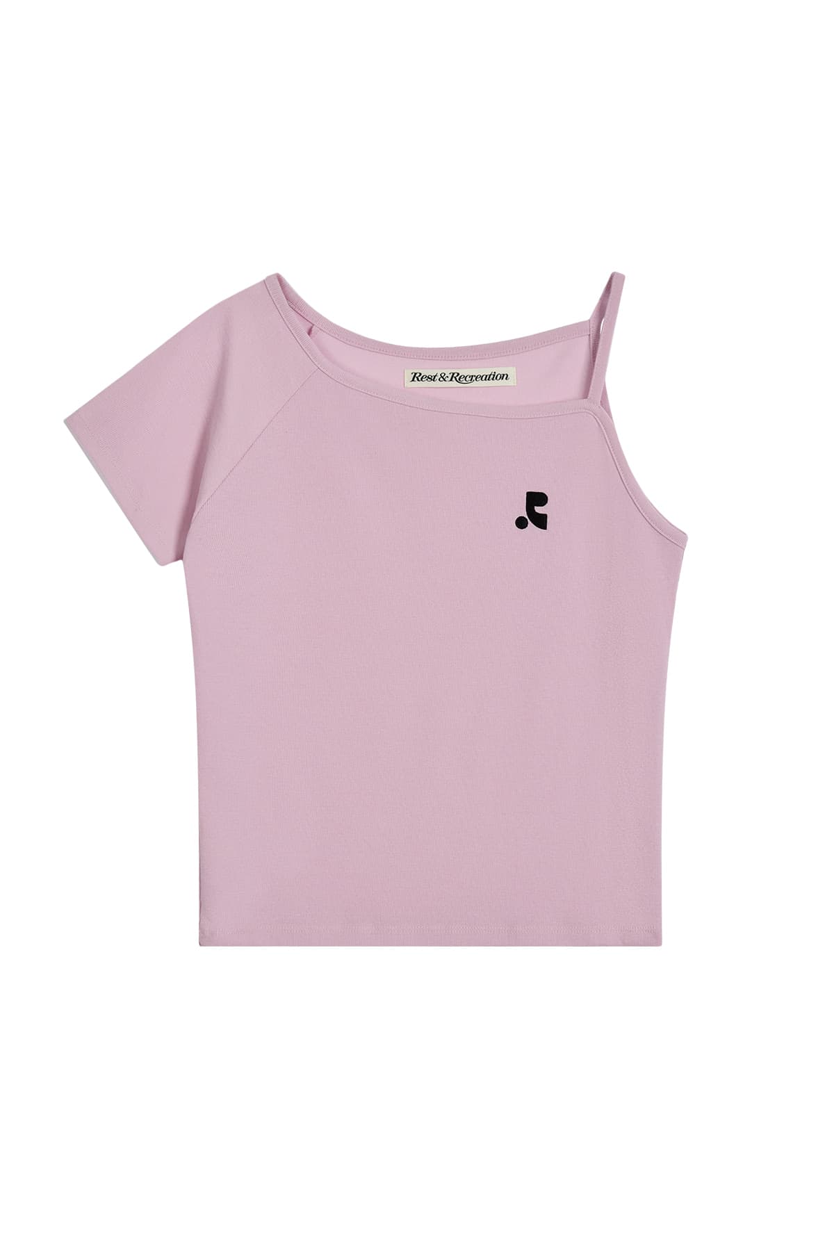 UNBALANCED KNIT TOP - PINK