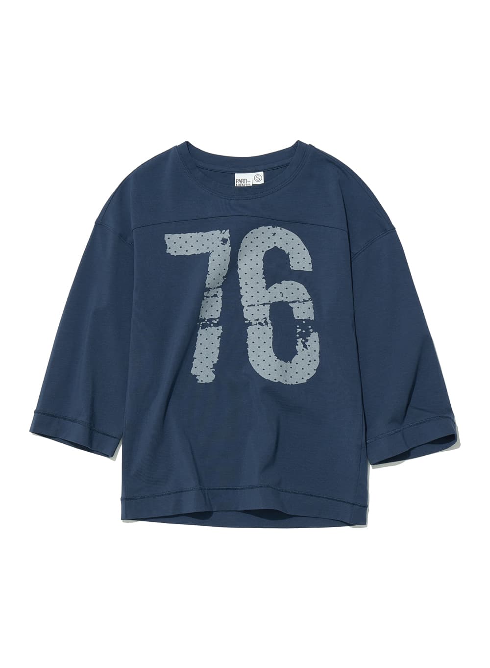 76 PRINTED FOOTBALL TEE_NAVY