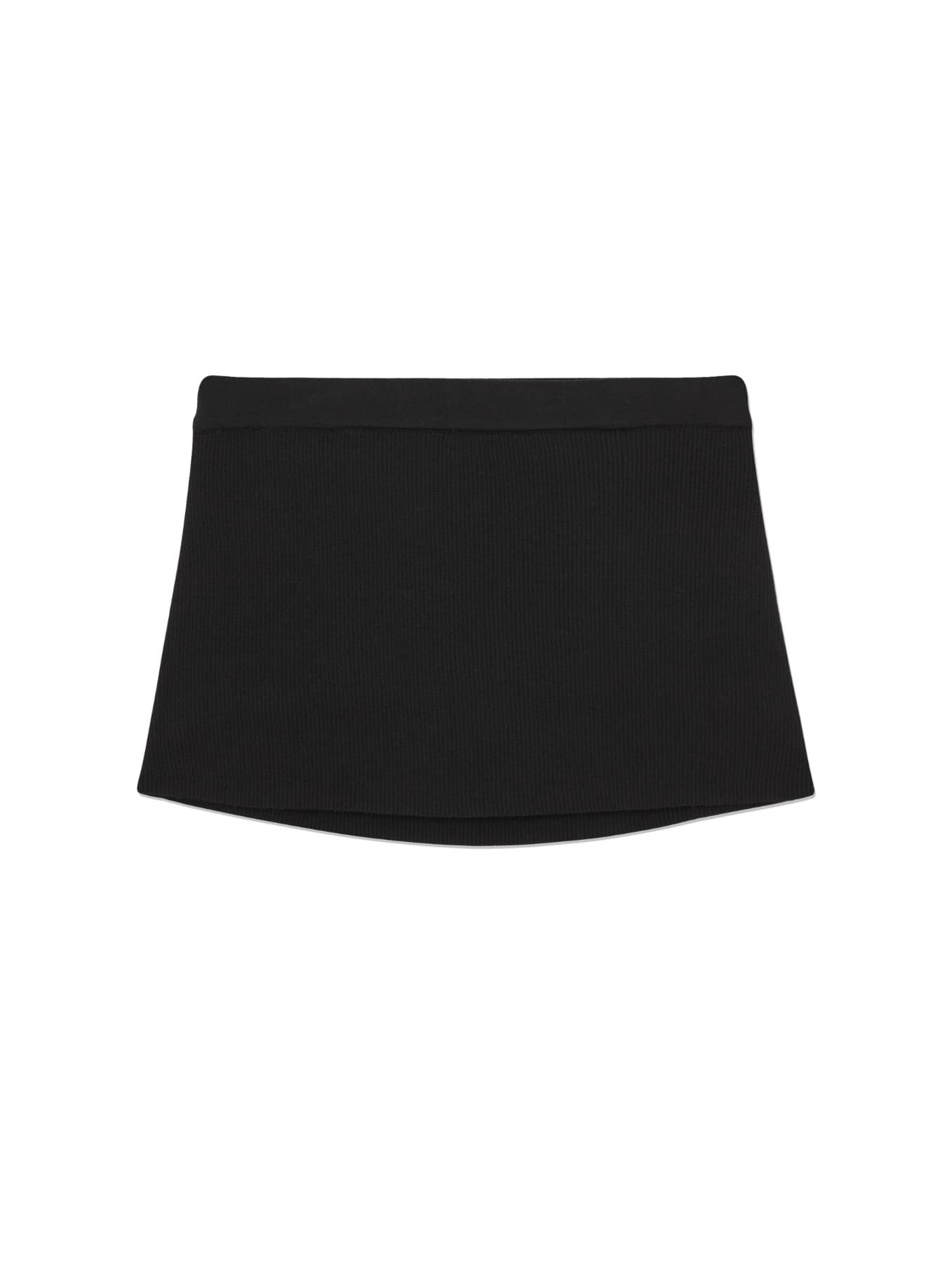 G KNIT REST SKIRT (BLACK)