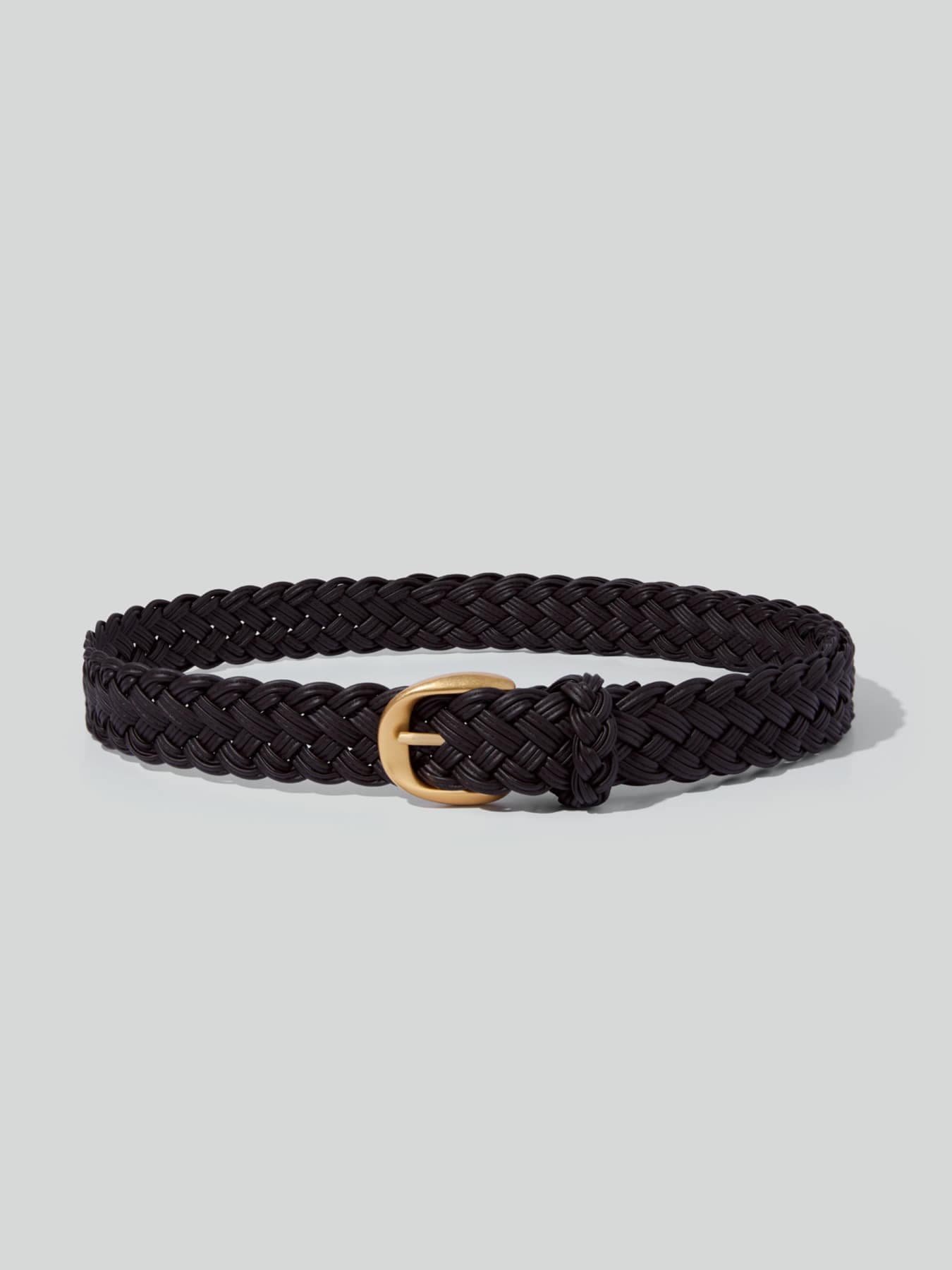 SIGNATURE WEAVING BELT (DARK CHOCOLATE)