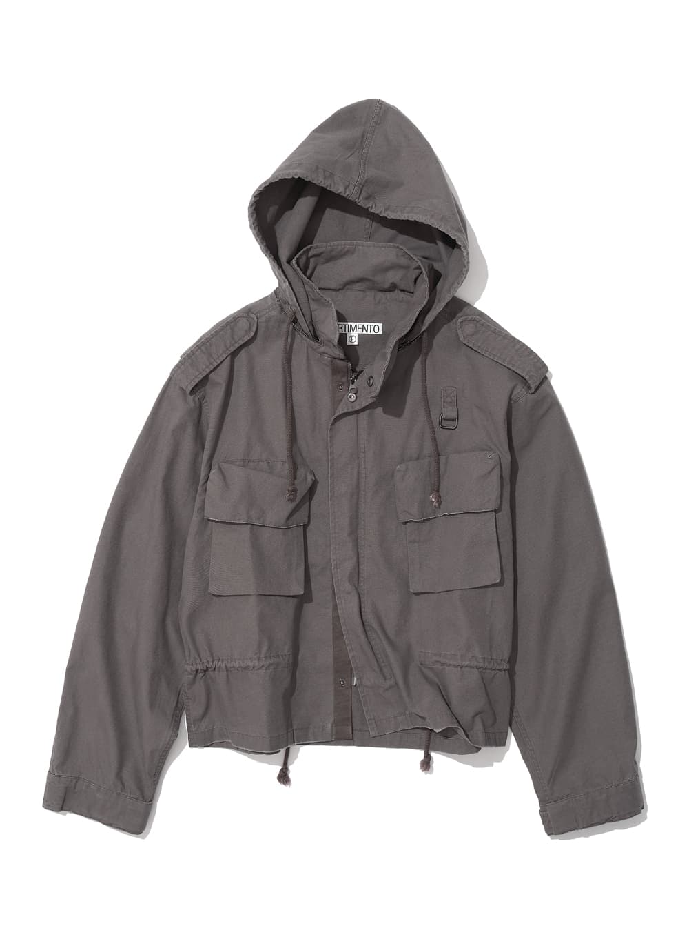 WASHED CROP M65 FIELD JACKET_WARM GREY