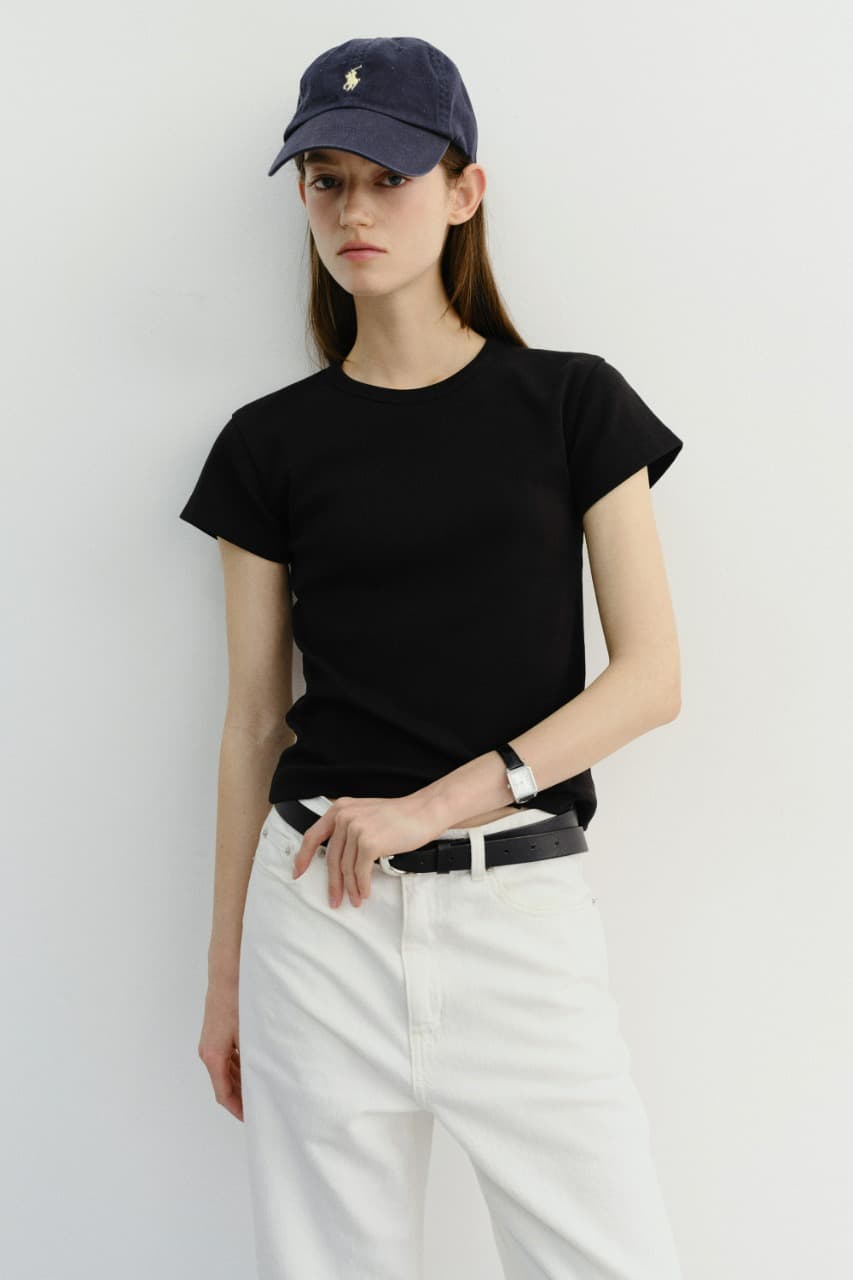 ESSENTIAL T-SHIRT BLACK_UDTS6B223BK