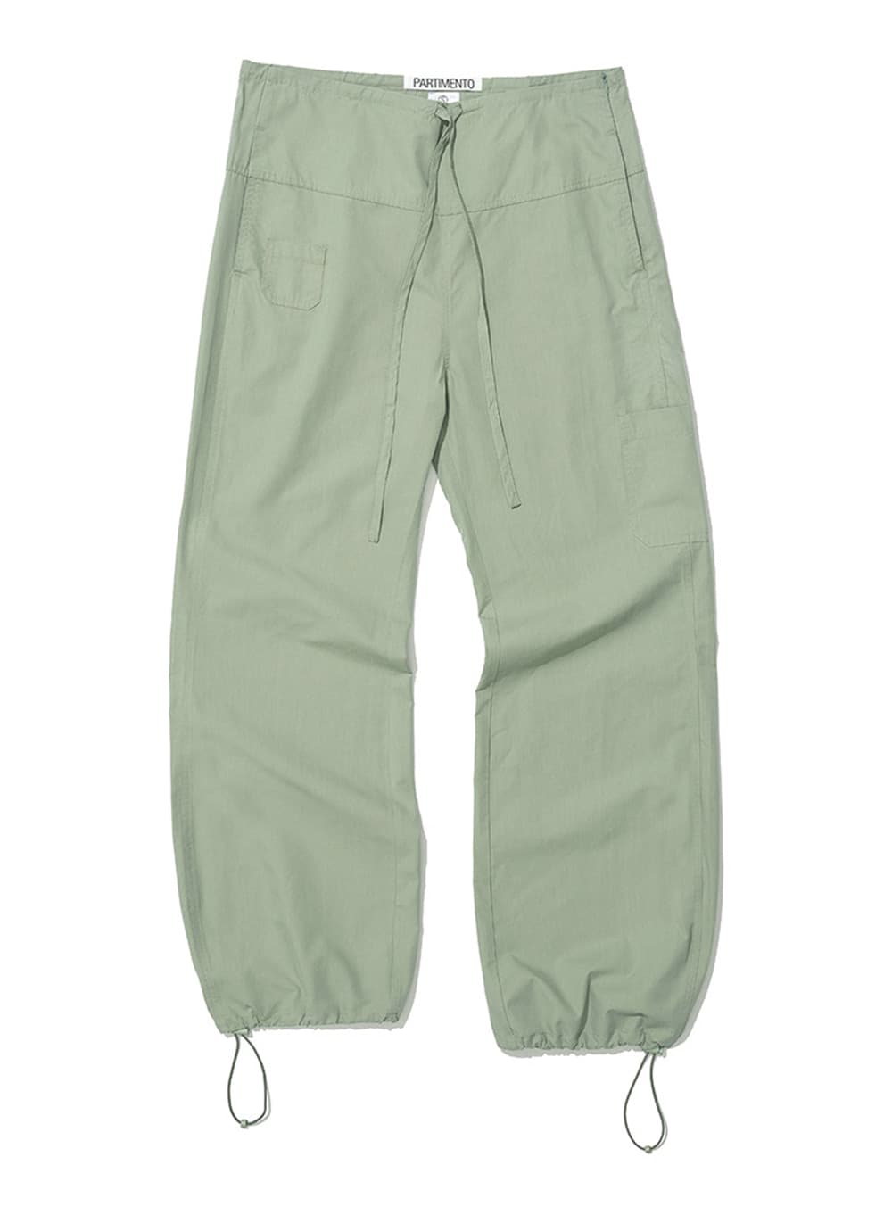 ROUNDING DRAWSTRING PANTS_KHAKI GREEN