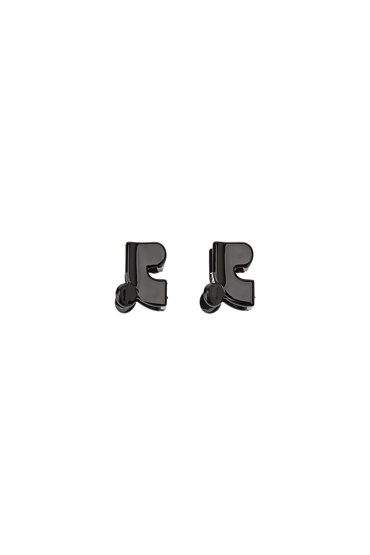 LOGO HAIR CLIP(S) - BLACK