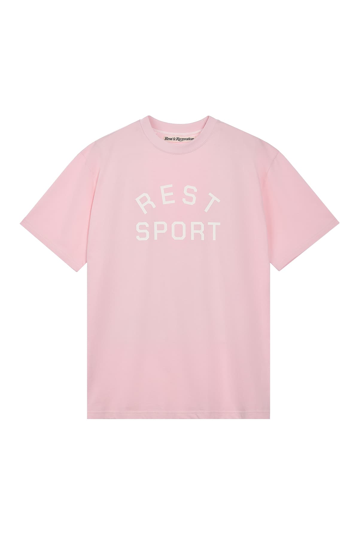 RS LOGO STITCH T-SHIRT - PINK