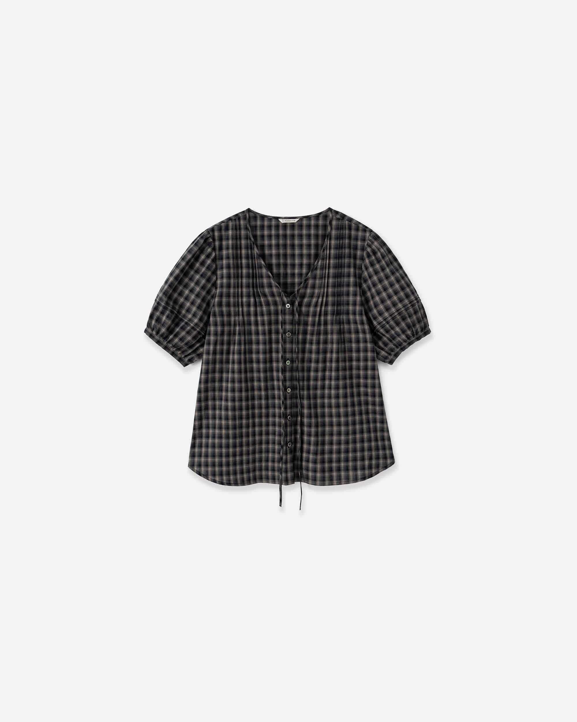 Aran Cotton Puff Blouse