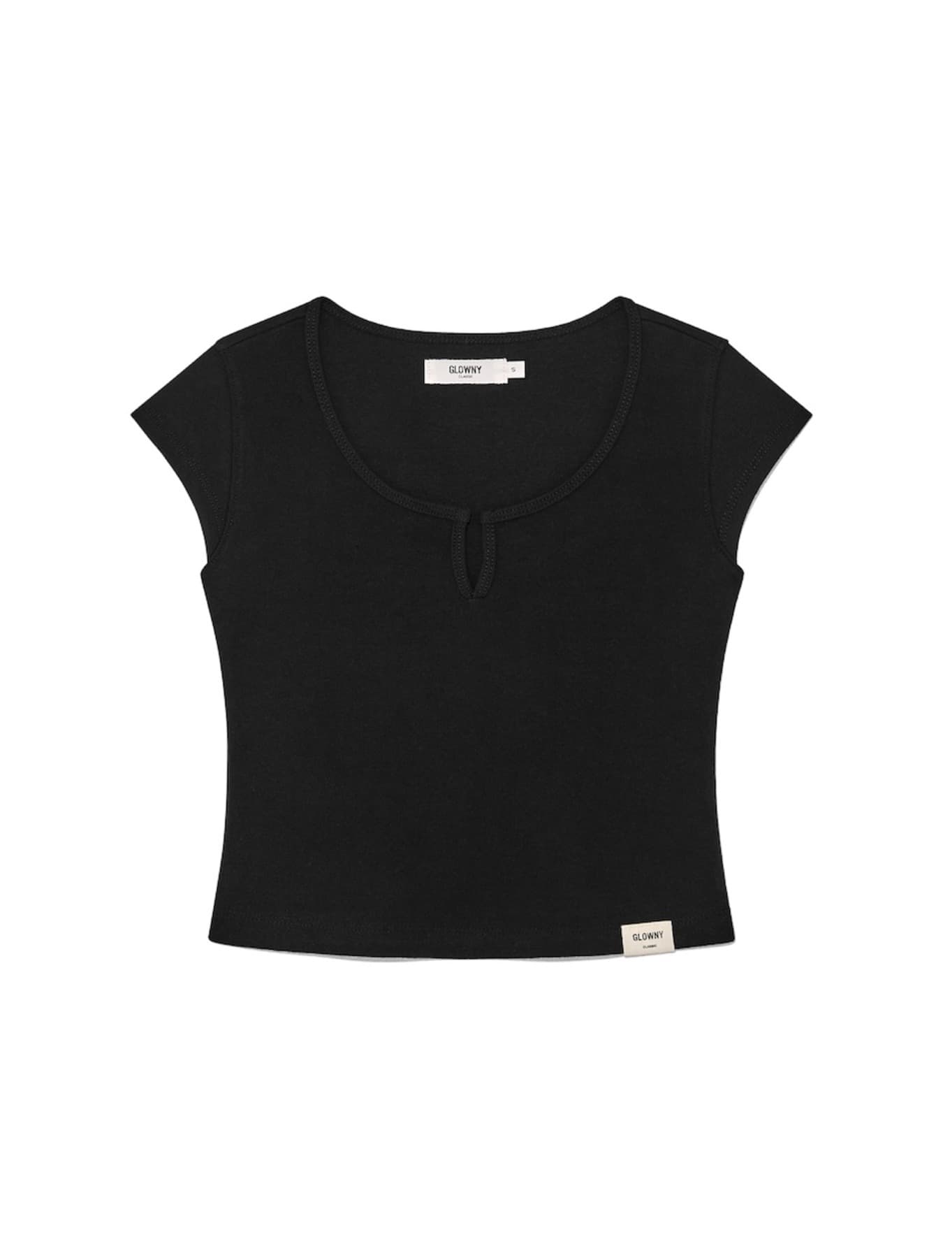 G SLIT TEE (BLACK)